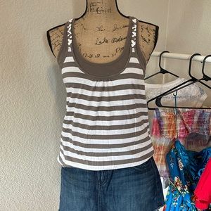 Express brand double layered cotton tank top.